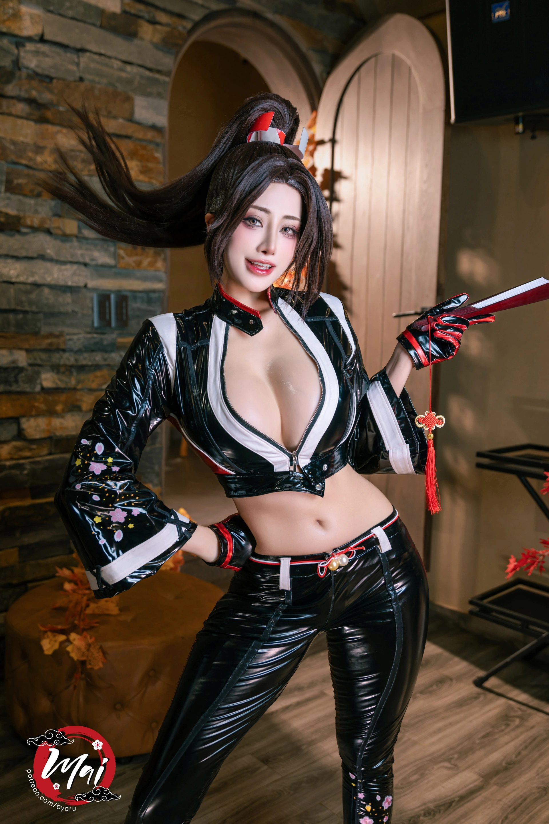Byoru – NO.302 Mai Shiranui Black Outfit 1